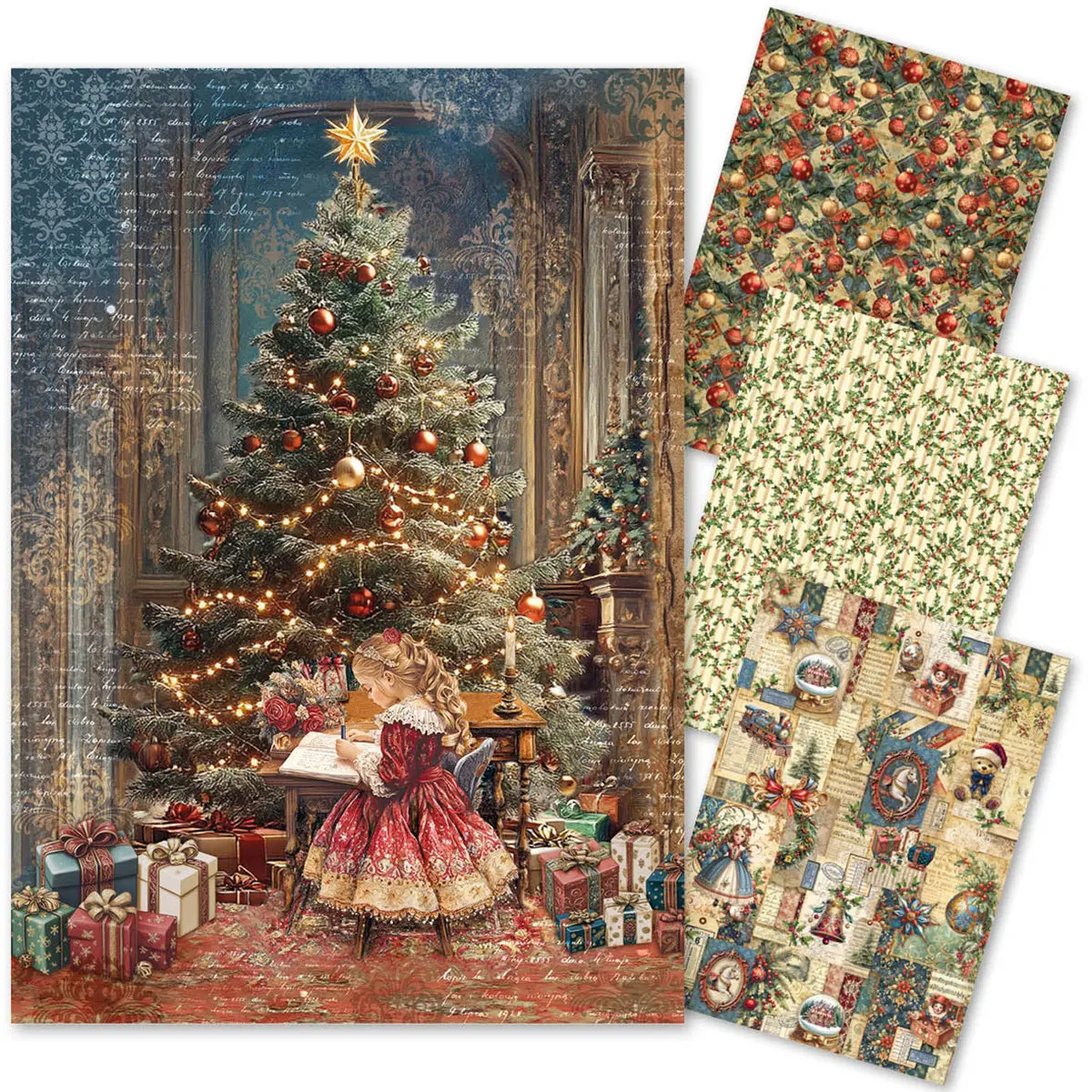 Rice Paper A4 Mixed 4/Pkg Toy Shop 1
