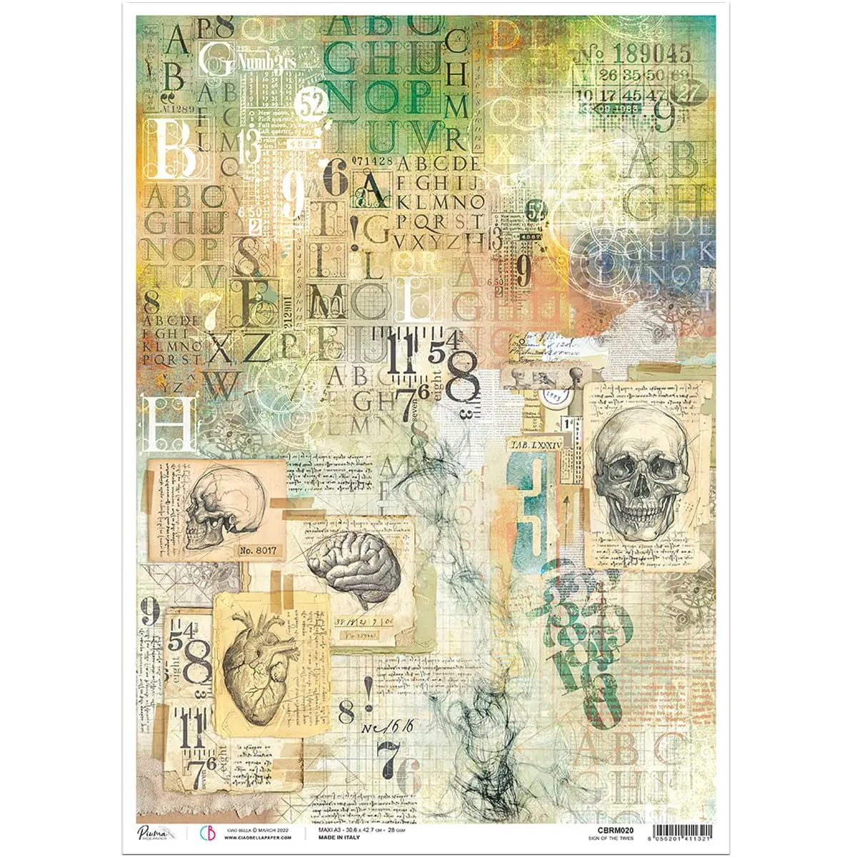 Ciao Bella Rice Paper A3 Sign Of The Times - 3 Sheets 1