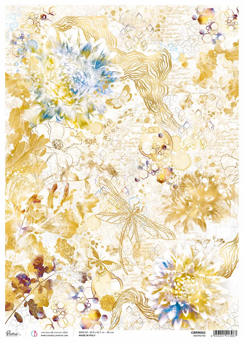 Rice Paper A3 Piuma Unexpected - 3 Sheets 1