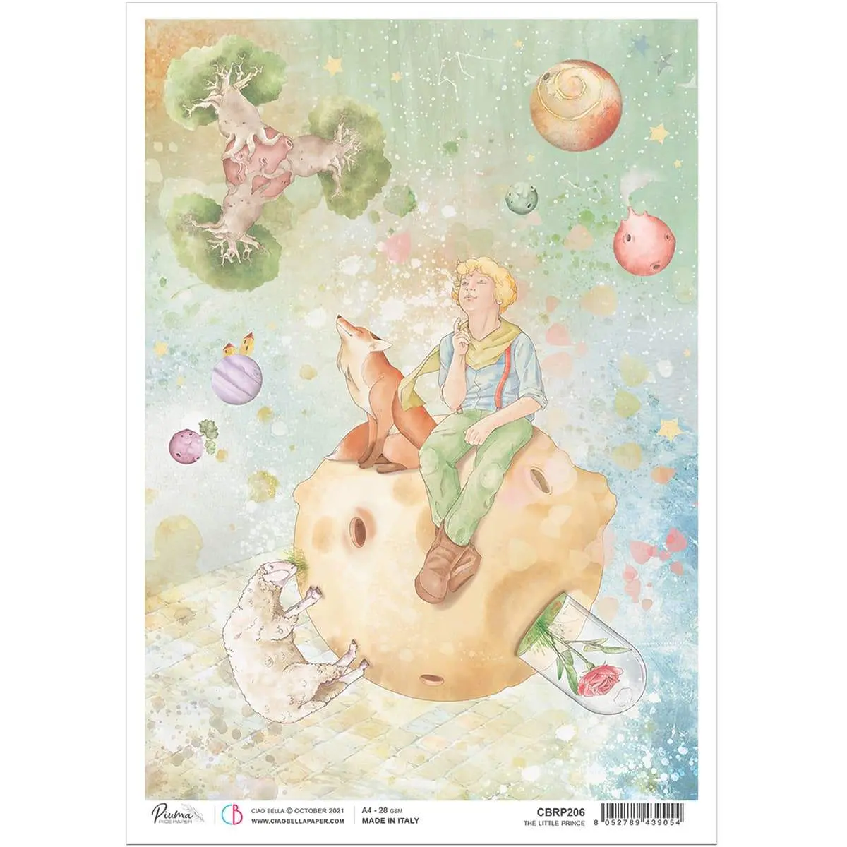 Ciao Bella Rice Paper A4 The Little Prince 1