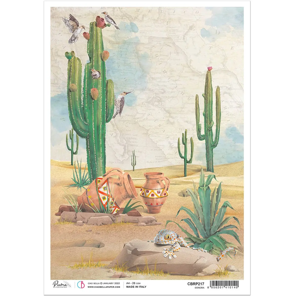 Ciao Bella Rice Paper A4 Sonora 1