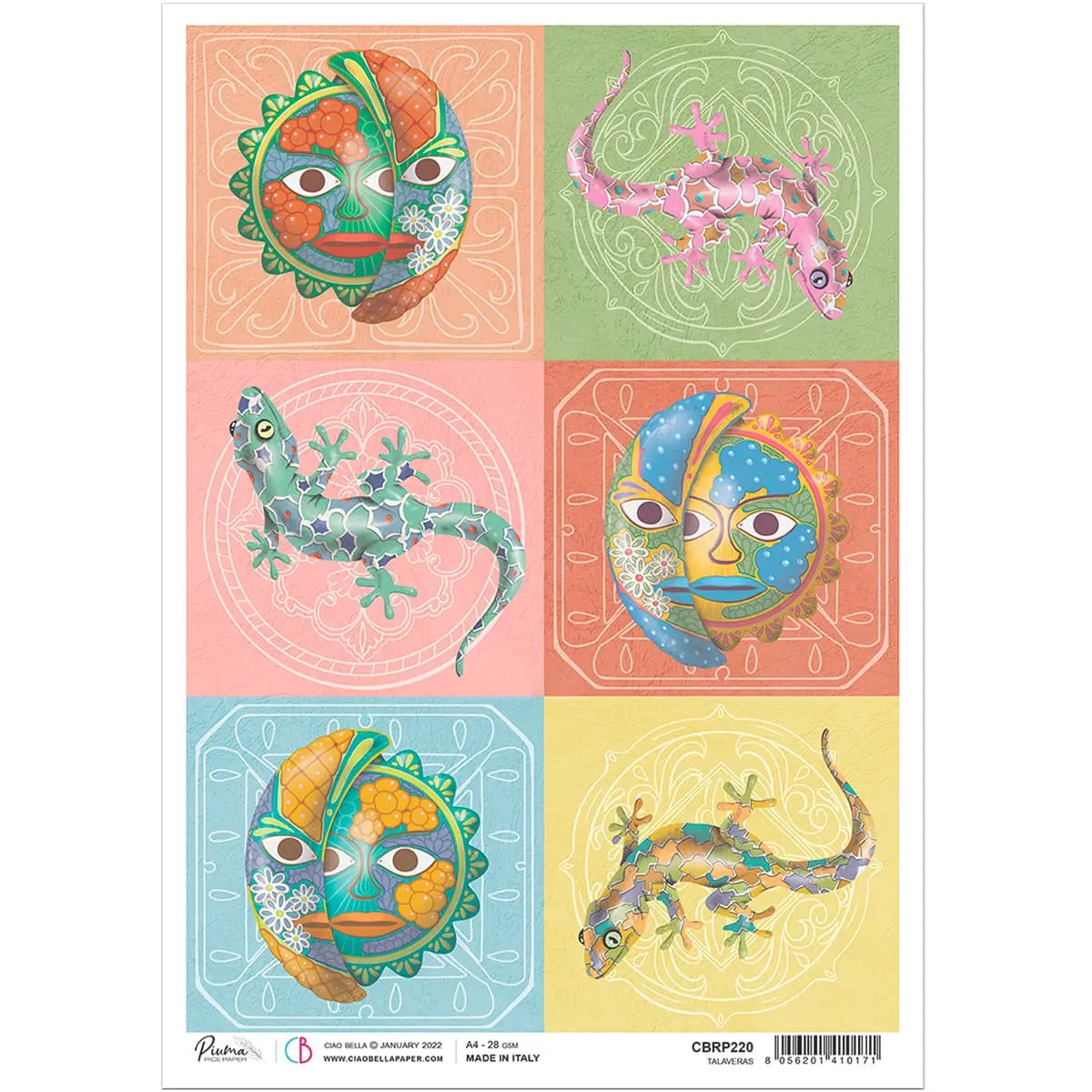 Ciao Bella Rice Paper A4 Talaveras 1