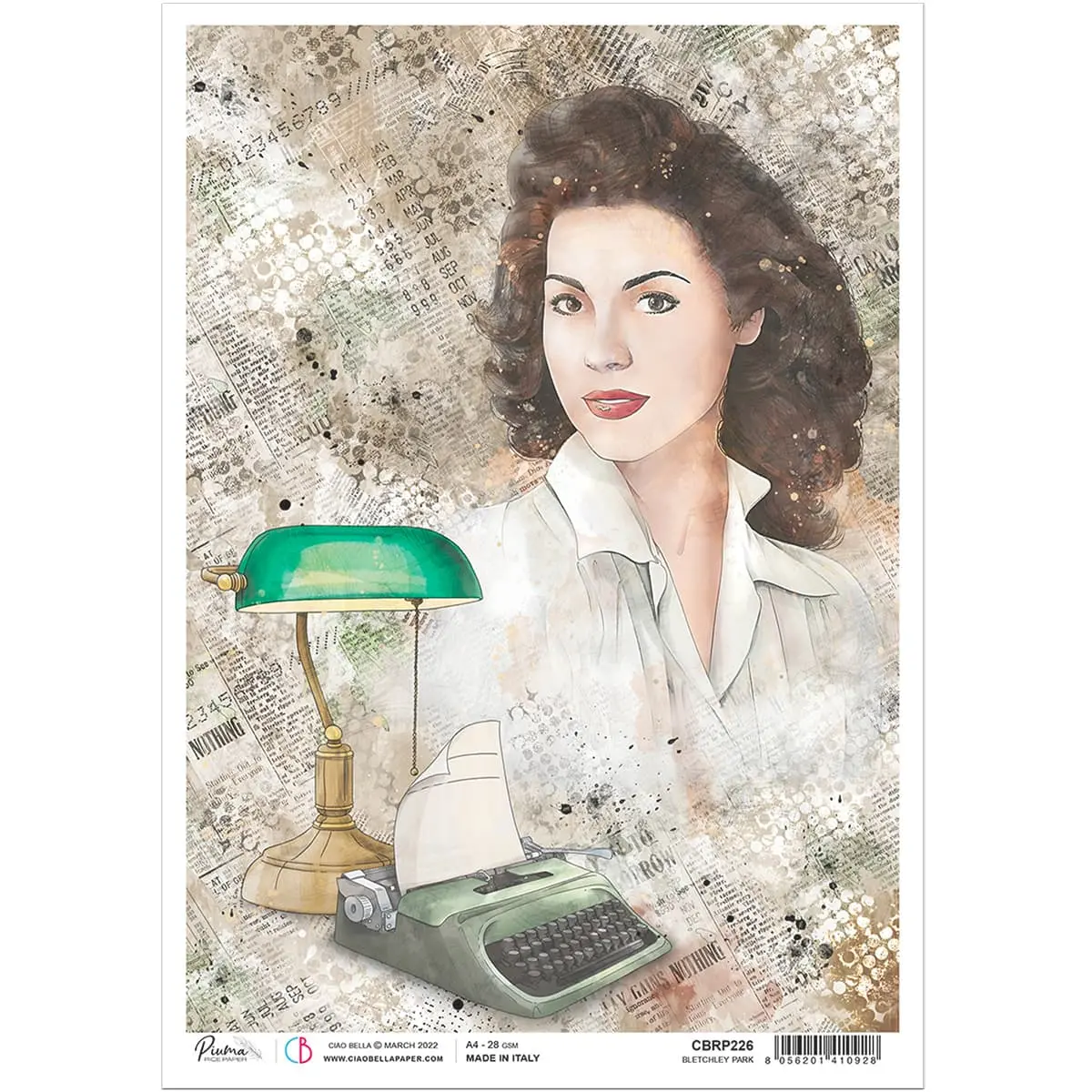 Ciao Bella Rice Paper A4 Bletchley Park 1