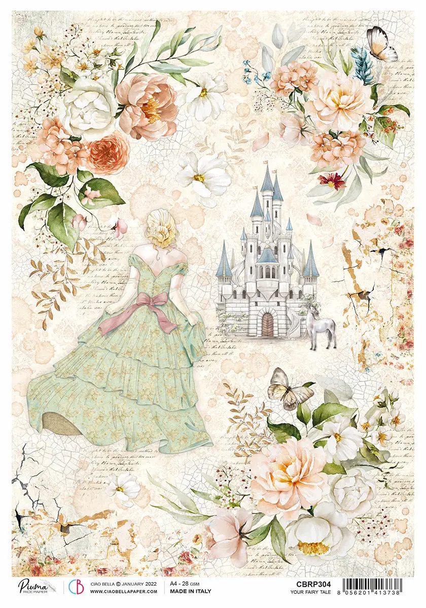 Rice Paper A4 Piuma Your Fairy Tale - 5 Sheets 1