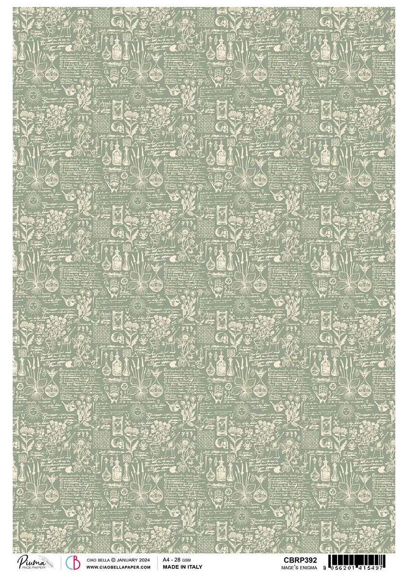 Rice Paper A4 Piuma Mage's Enigma - 5 Sheets 1