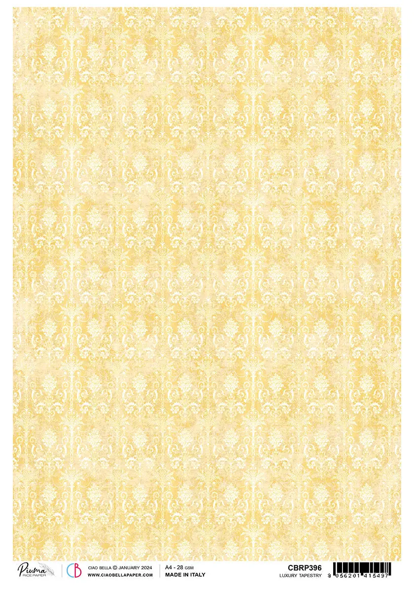 Rice Paper A4 Piuma Luxury Tapestry - 5 Sheets 1