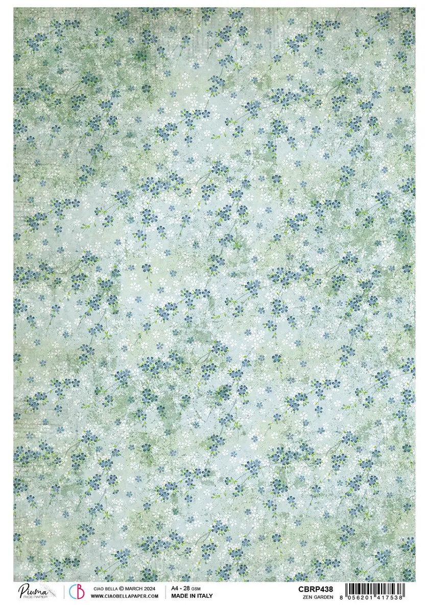 Rice Paper A4 Zen Garden - 5 Sheets 1