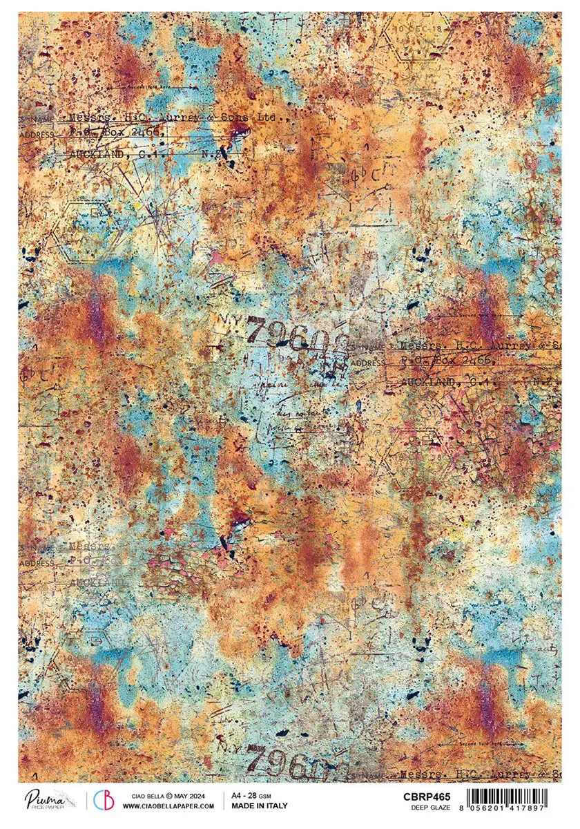 Rice Paper A4 Deep Glaze - 5 Sheets 1