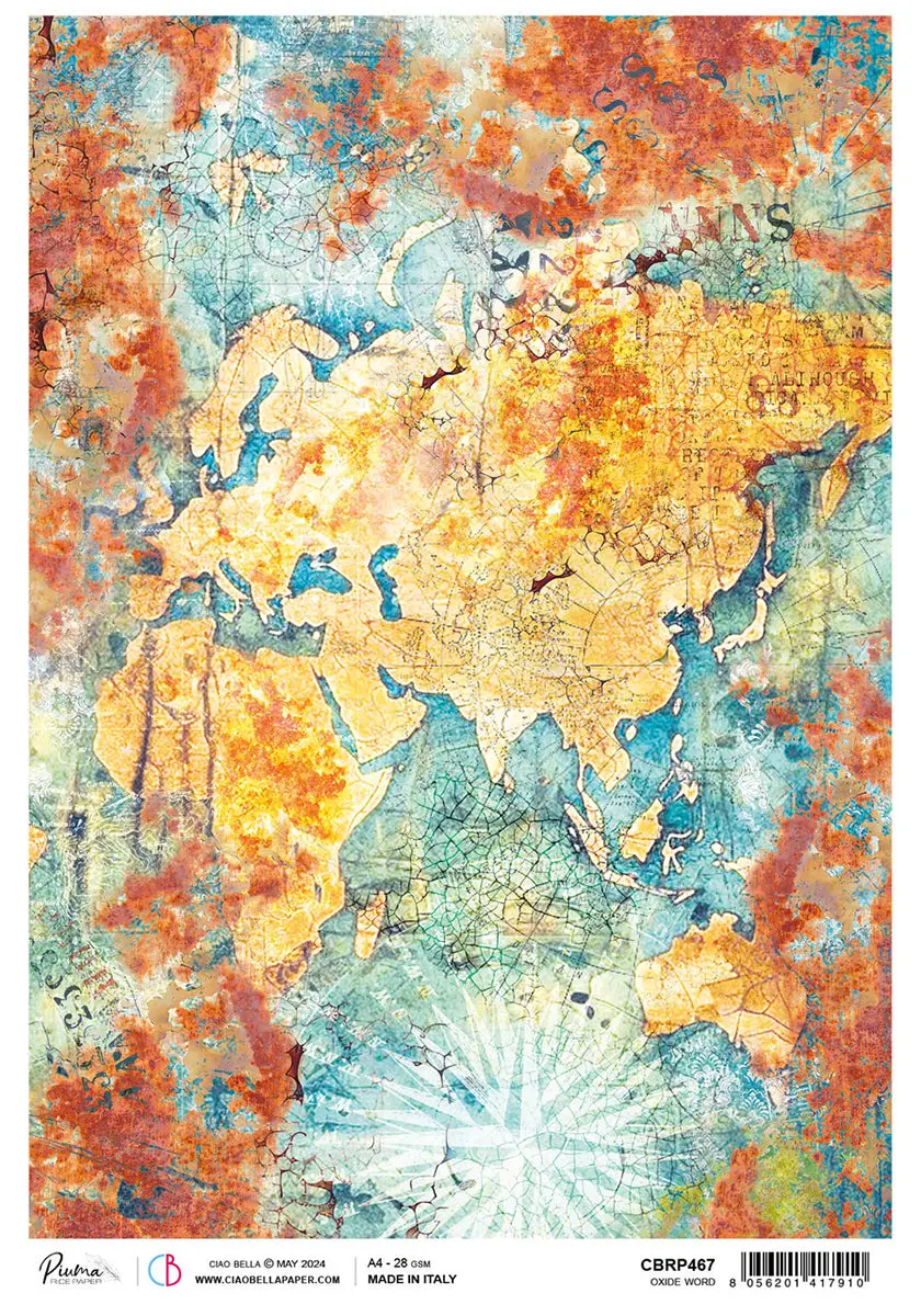 Rice Paper A4 Oxide World - 5 Sheets 1