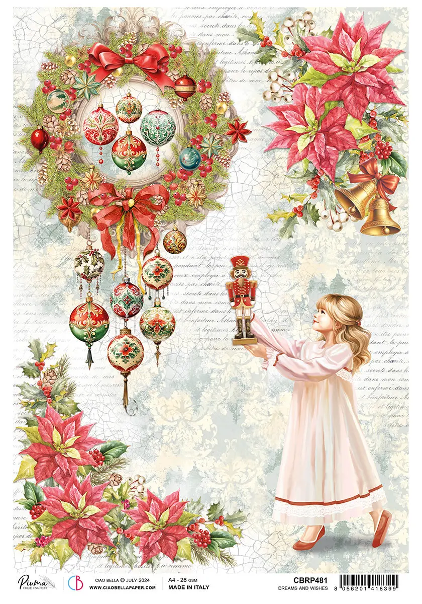 Rice Paper A4 Dreams And Wishes - 5 Sheets 1