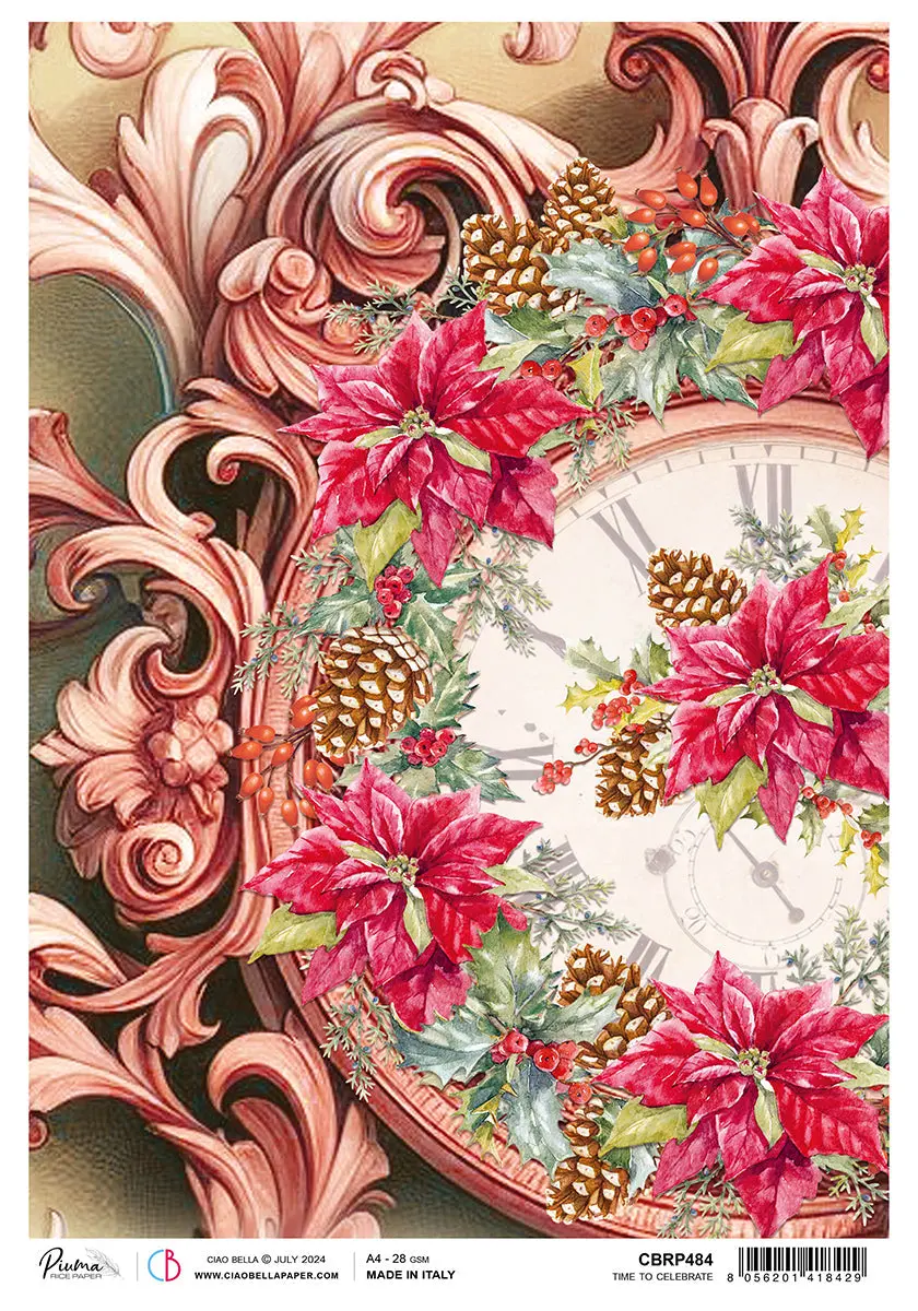 Rice Paper A4 Time To Celebrate - 5 Sheets 1