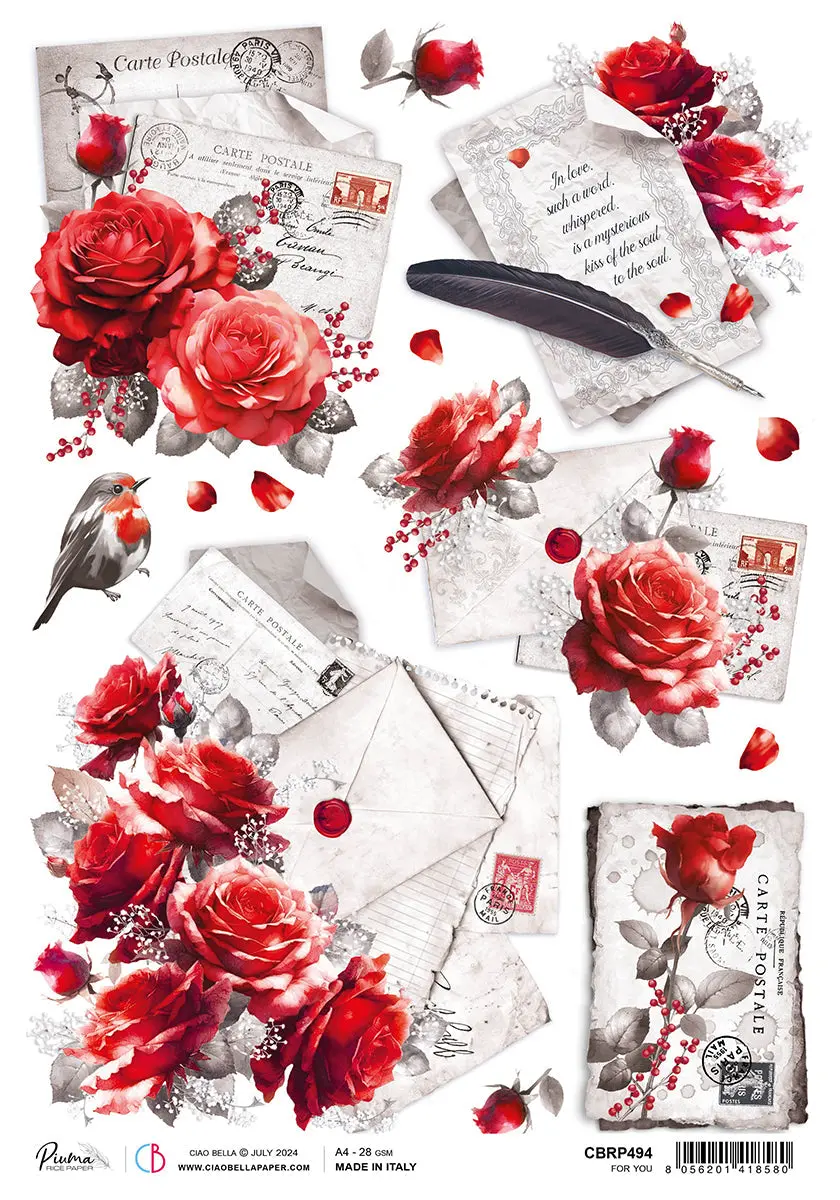 Rice Paper A4 For You - 5 Sheets 1