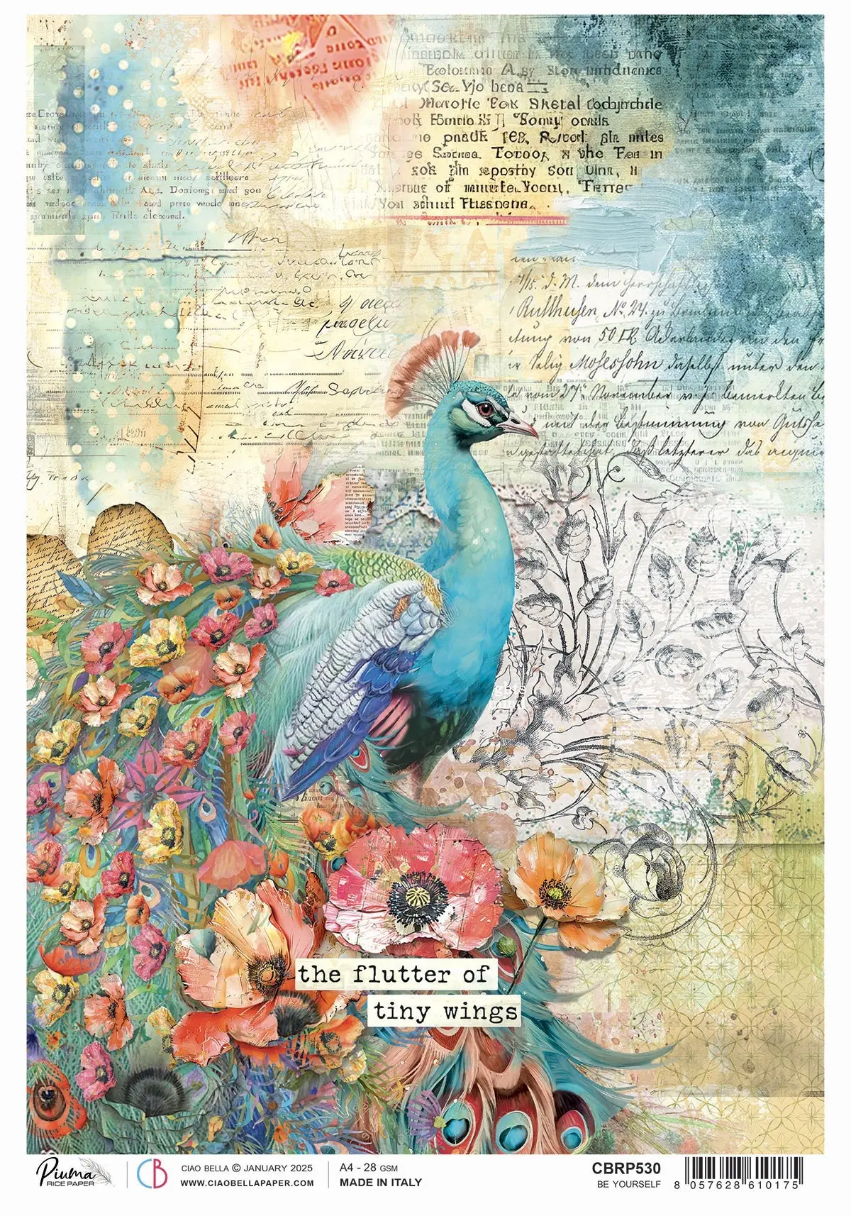 Rice Paper A4 Be Yourself - 5 Sheets 1