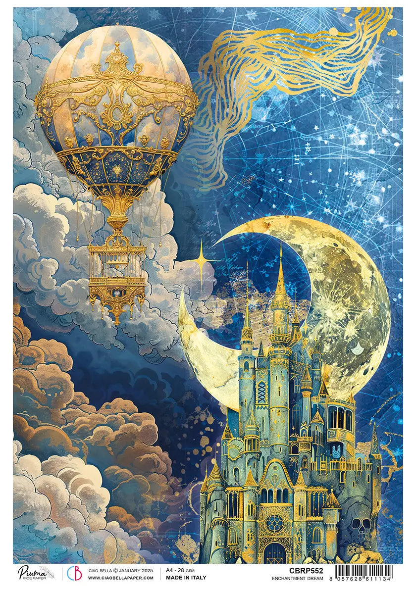 Rice Paper A4 Enchantment Dream - 5 Sheets 1