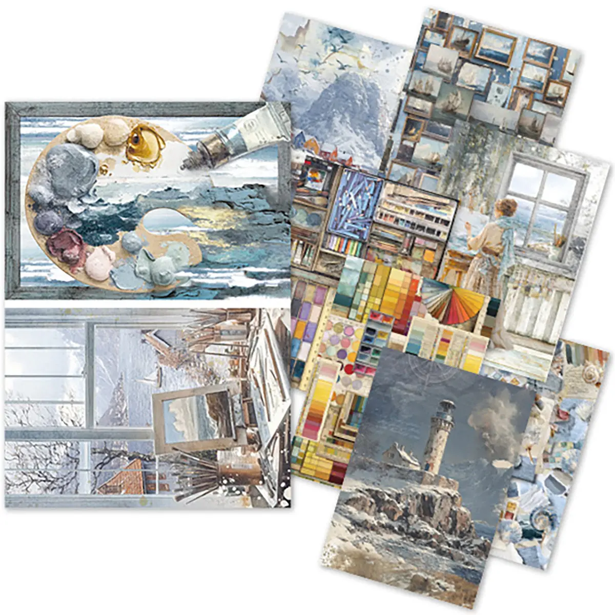 Rice Paper A5 Mixed 8/Pkg An Artist Journey 1