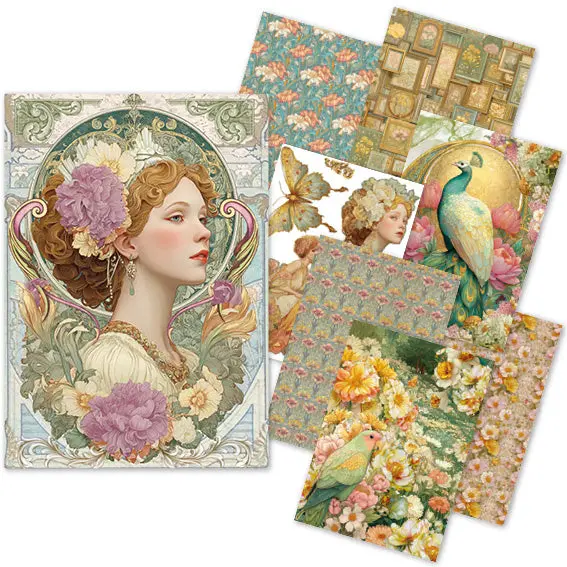 Rice Paper A5 Mixed 8/Pkg Artemis 1