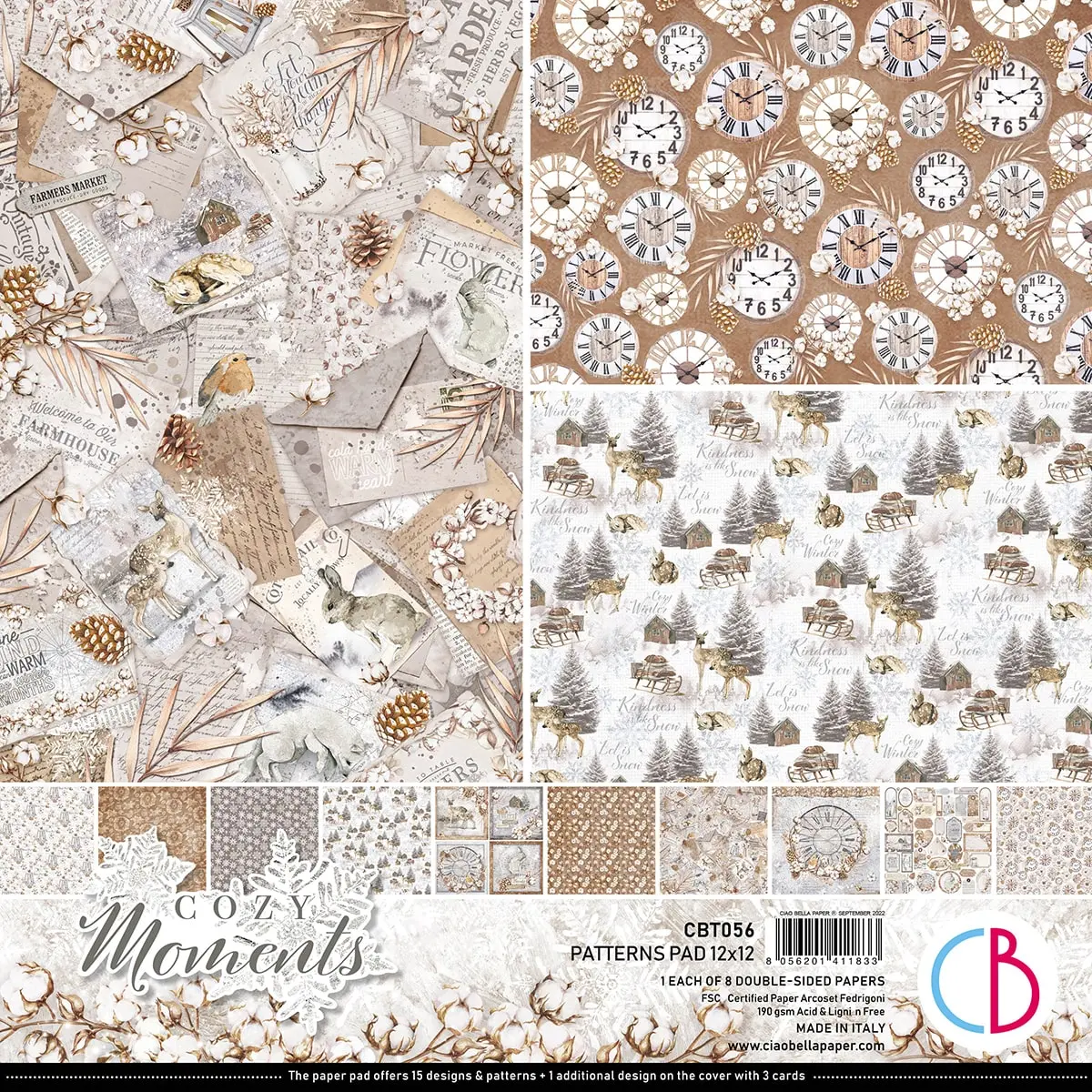 Cozy Moments Pad 12X12 8/Pkg 1