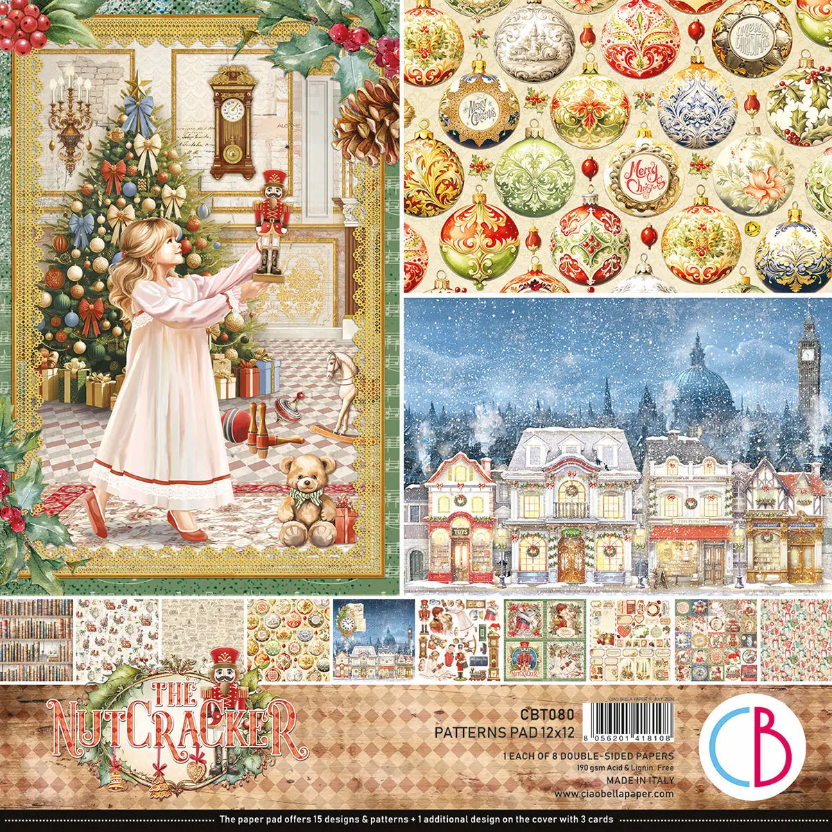 The Nutcracker Patterns Pad 12"X12" 8/Pkg 1