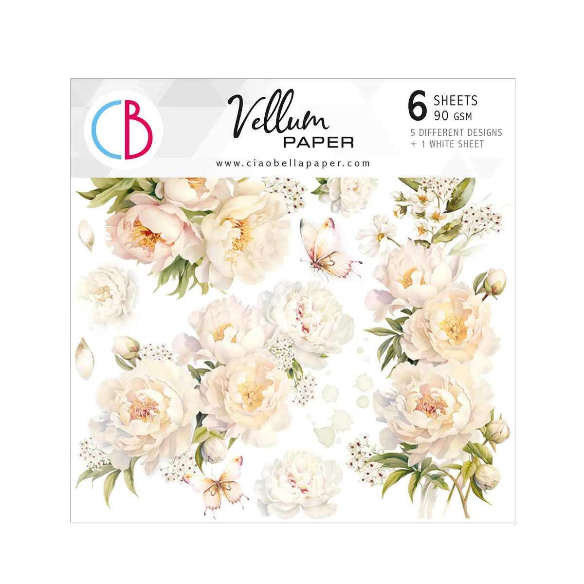 Vellum Always & Forever Fussy Cut 6"X6" 6/Pkg 1