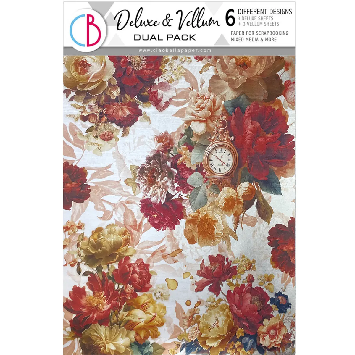 Deluxe Paper Silver & Vellum Dual Pack A4 Mixed 6/Pkg Book Lover 1