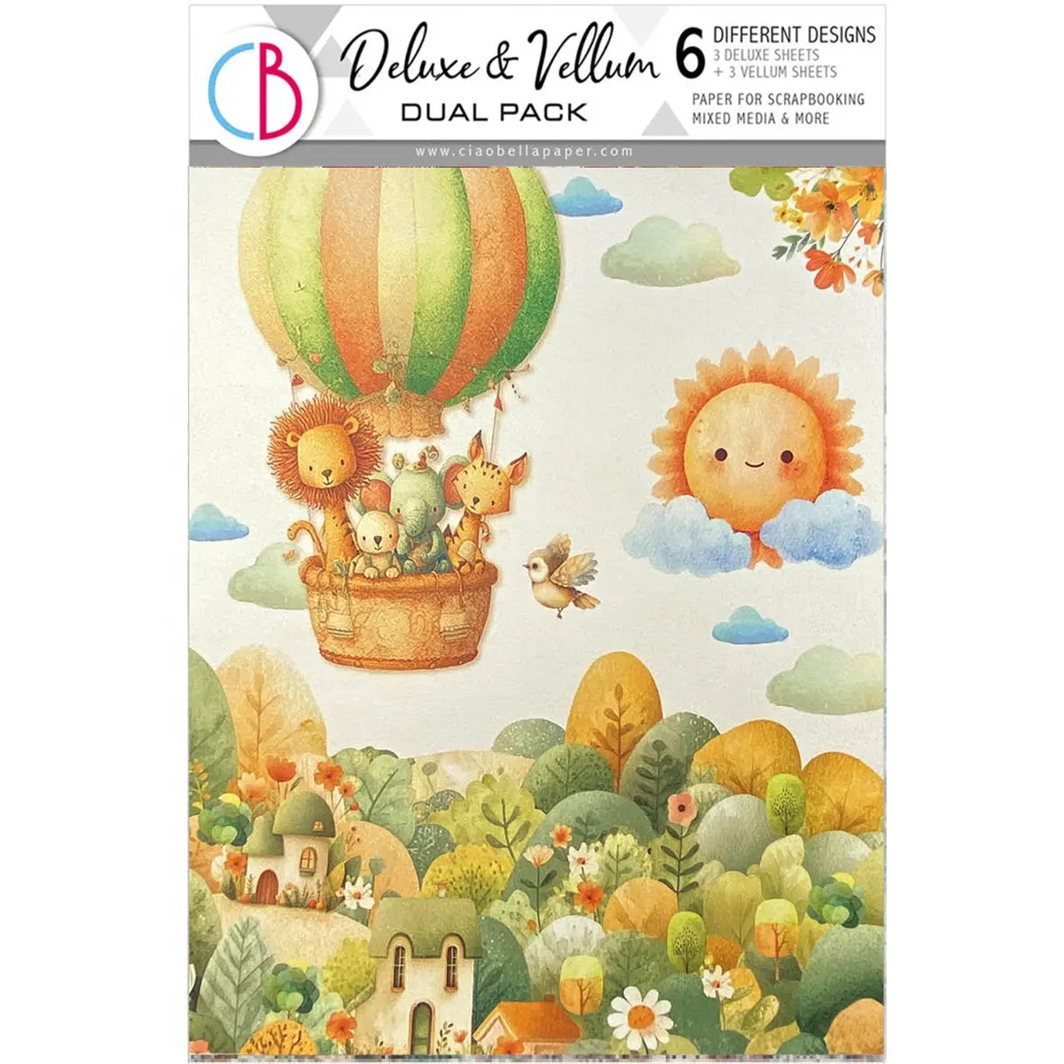 Deluxe Paper Pearl & Vellum Dual Pack A4  Mixed 6/Pkg Lunibloom 1