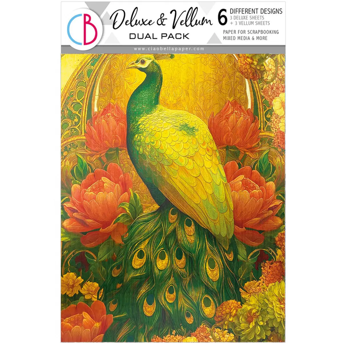 Deluxe Paper Gold & Vellum Dual Pack A4  Mixed 6/Pkg Artemis 1