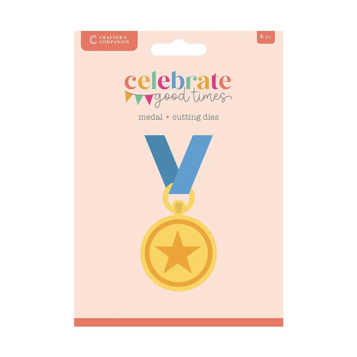 Crafter’S Companion Celebrate Good Times Collection Metal Die - Medal 1