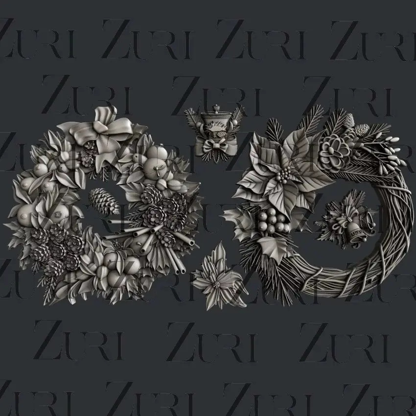 Zuri Designs Christmas Wreaths 1