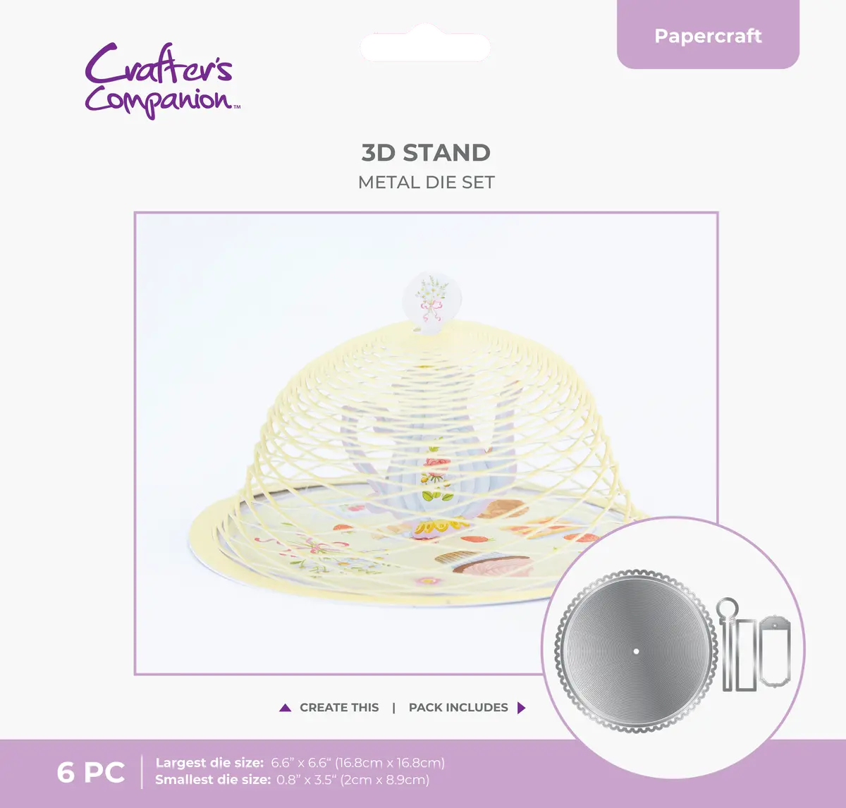 Crafter's Companion Metal Die - 3D Stand 1