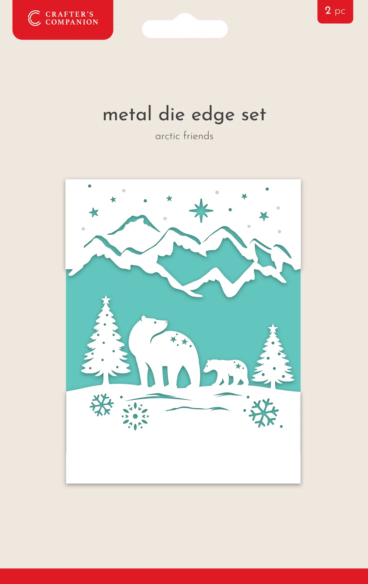 Crafter's Companion Metal Die Edge Set - Arctic Friends 1