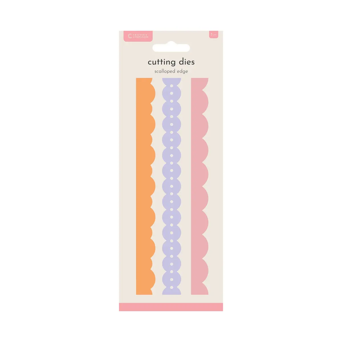 Crafters Companion Metal Die Edgeable - Scalloped Edge 1