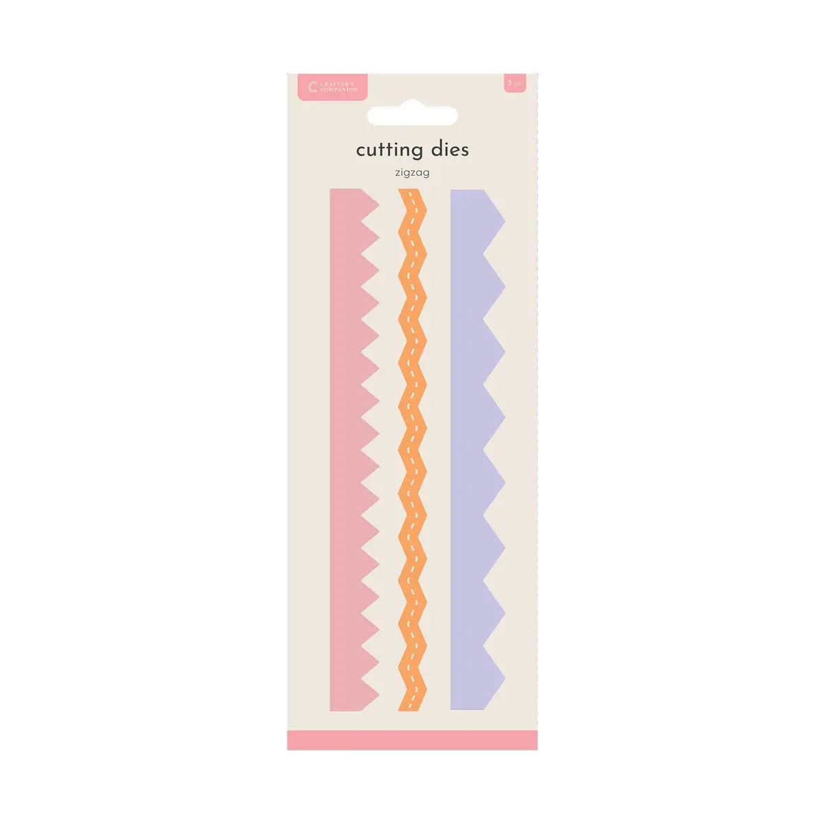 Crafters Companion Metal Die Edgeable - Zig Zag 1