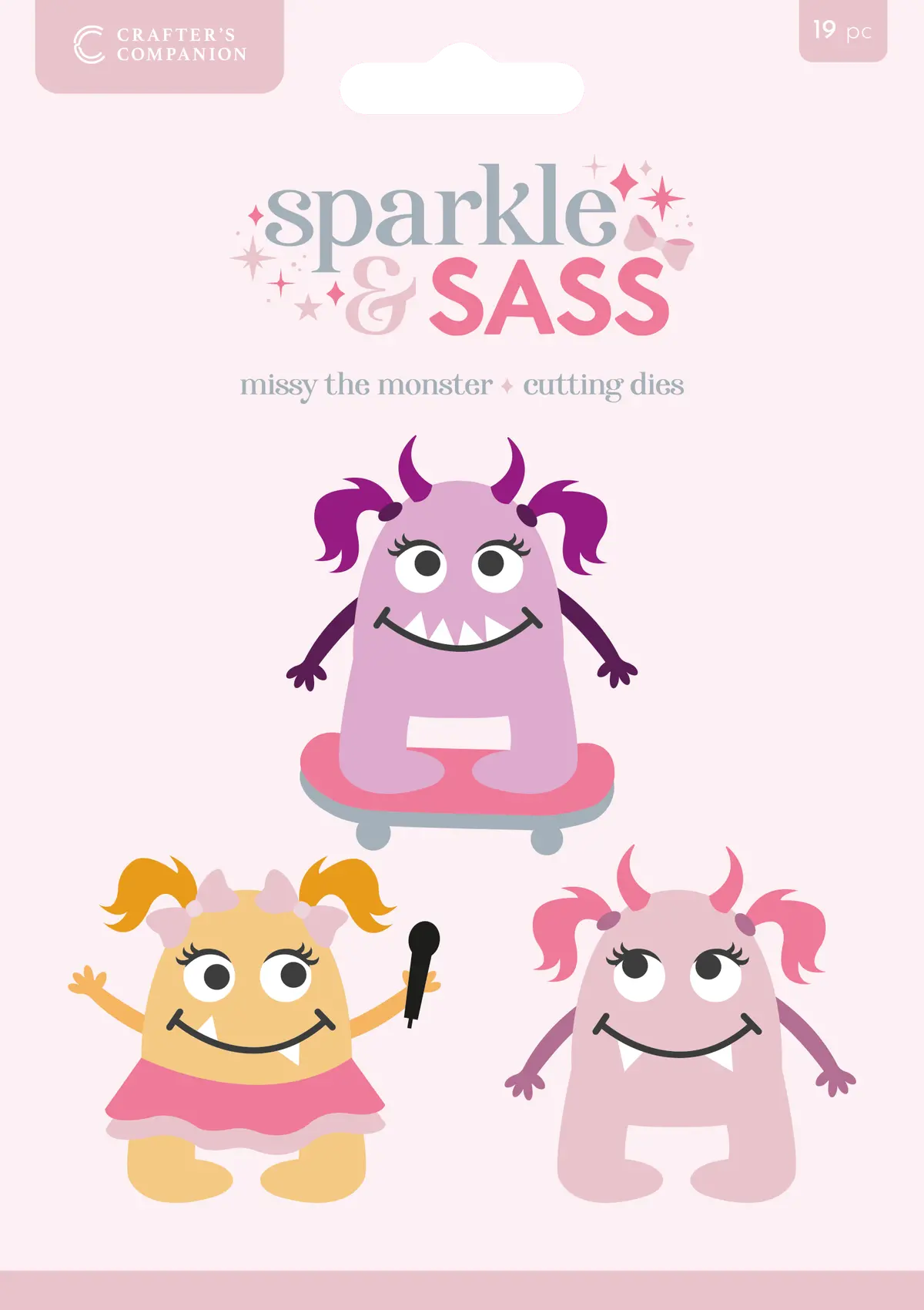 Crafters Companion Metal Die Set - Missy The Monster 1