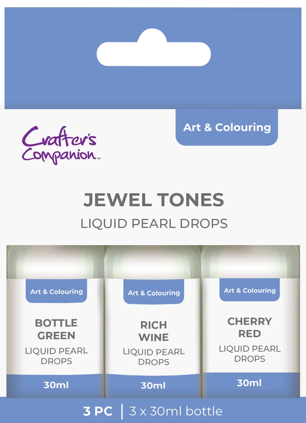 Crafter's Companion Pearl Drops Jewel Tones 3 Pack 1