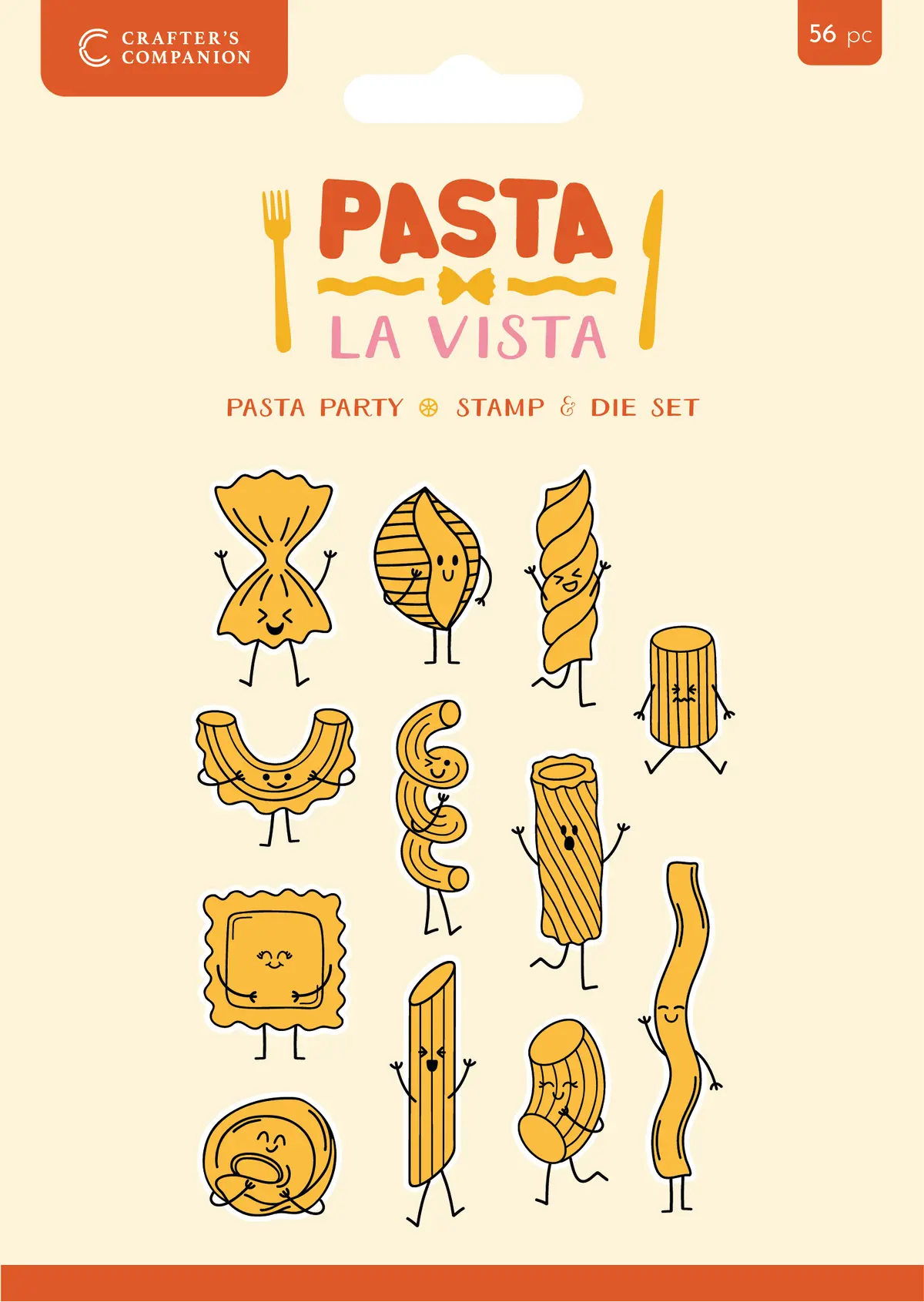 Crafter’S Companion Pasta La Vista Stamp & Die - Pasta Party 1