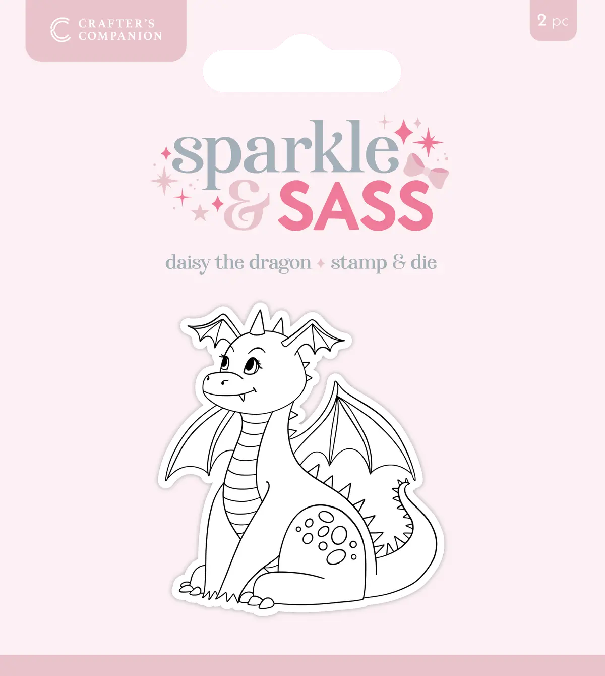 Crafters Companion Stamp & Die - Daisy The Dragon 1