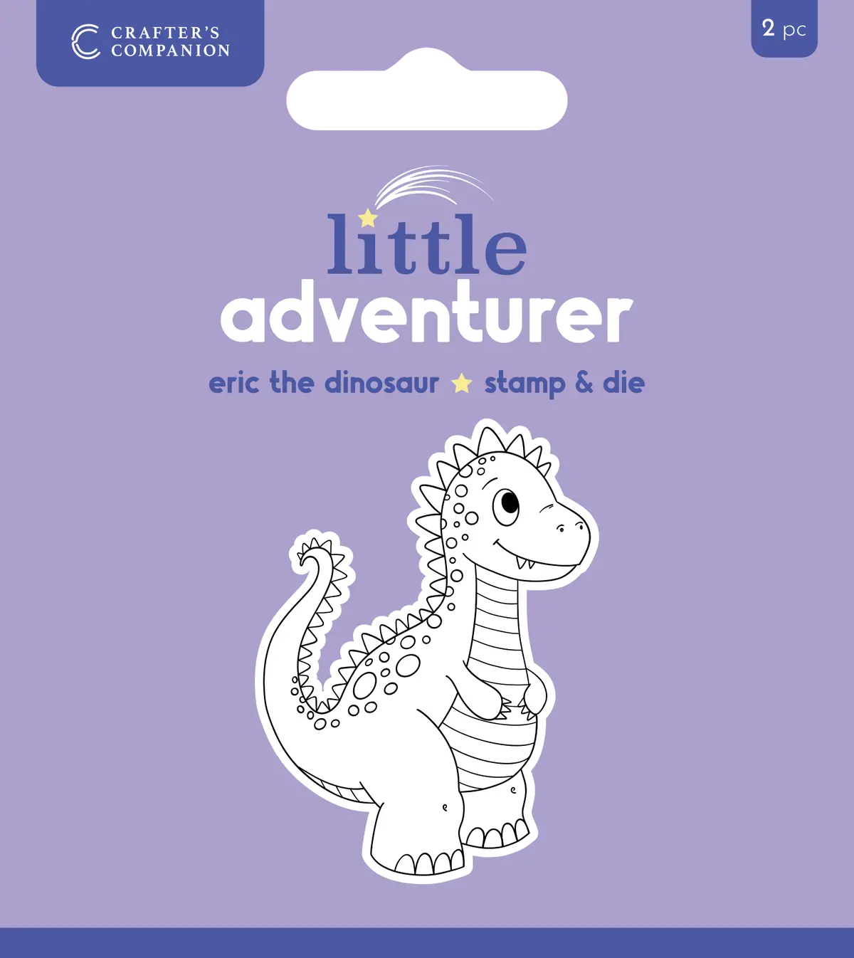 Crafters Companion Stamp & Die - Eric The Dinosaur 1