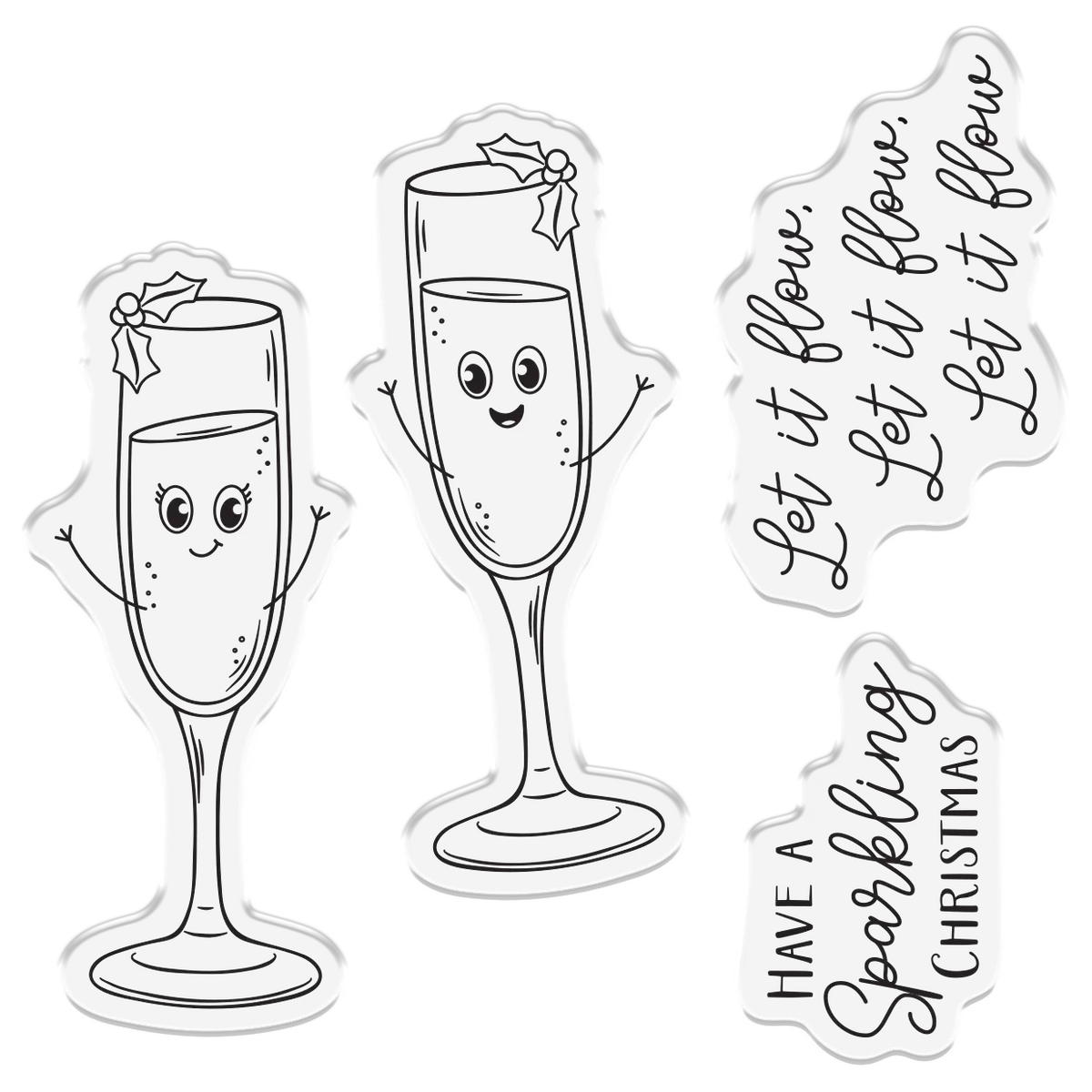 Crafter’S Companion Photopolymer Stamp - Have A Sparkling Christmas 2