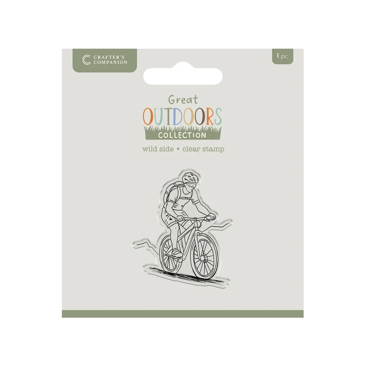 Crafters Companion The Great Outdoors Clear Acrylic Stamp Set - Wild Side 1