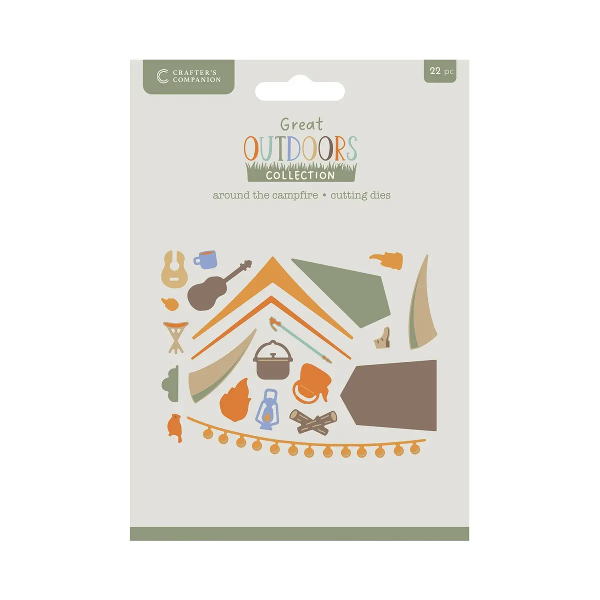 Crafters Companion The Great Outdoors Metal Die Set - Around The Campfire 1