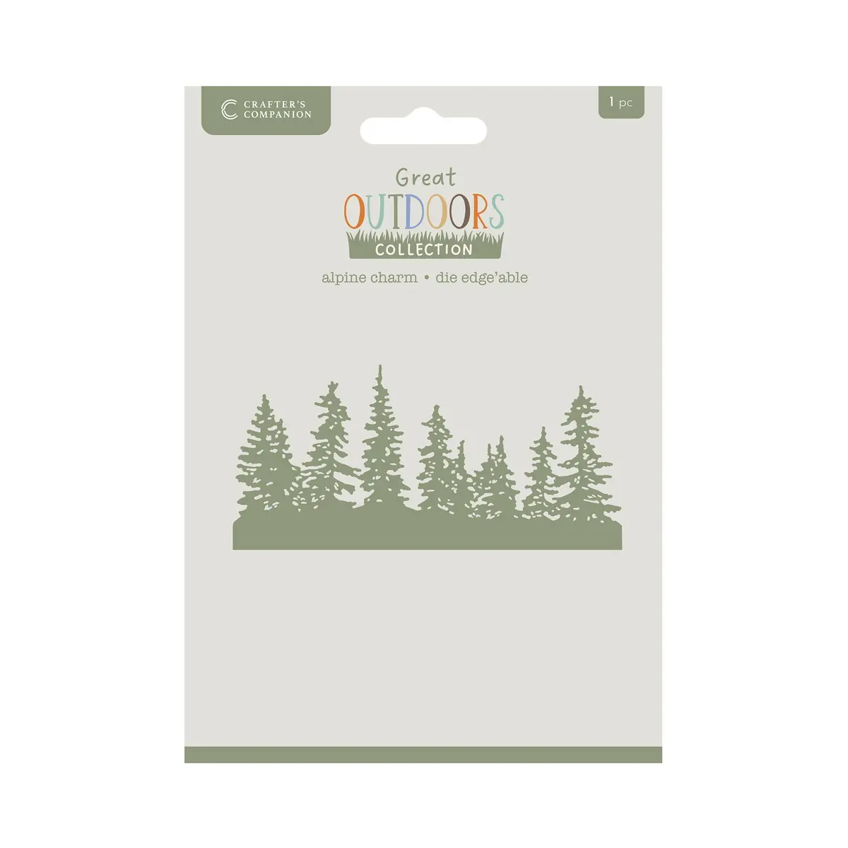 Crafters Companion The Great Outdoors Metal Die Edge’Able - Alpine Charm 1
