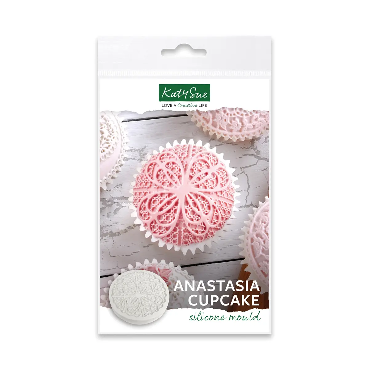 Anastasia Cupcake  Silicone Mould 1