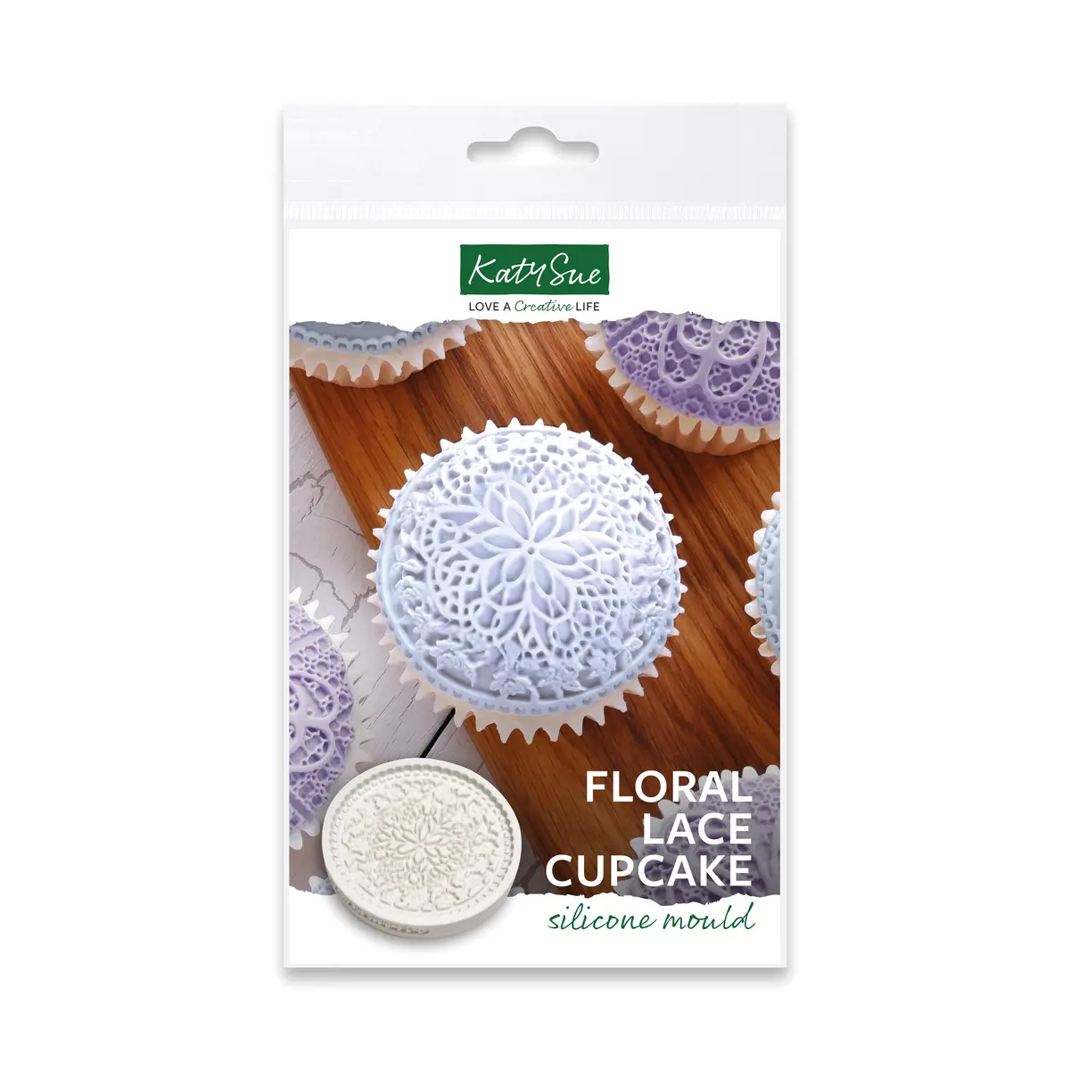 Floral Lace Cupcake Silicone Mould 1