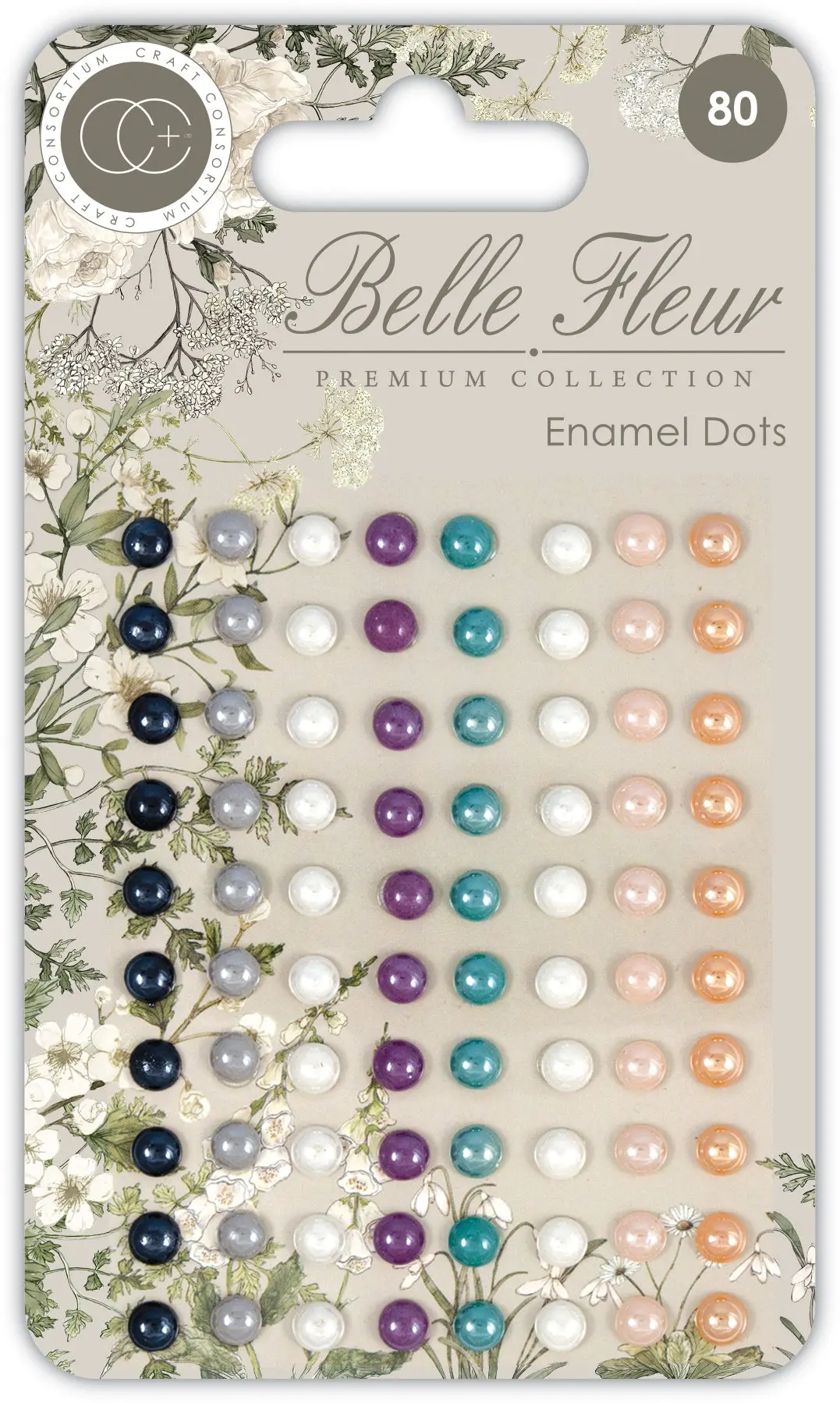 Craft Consortium Belle Fleur - Enamel Dots 1