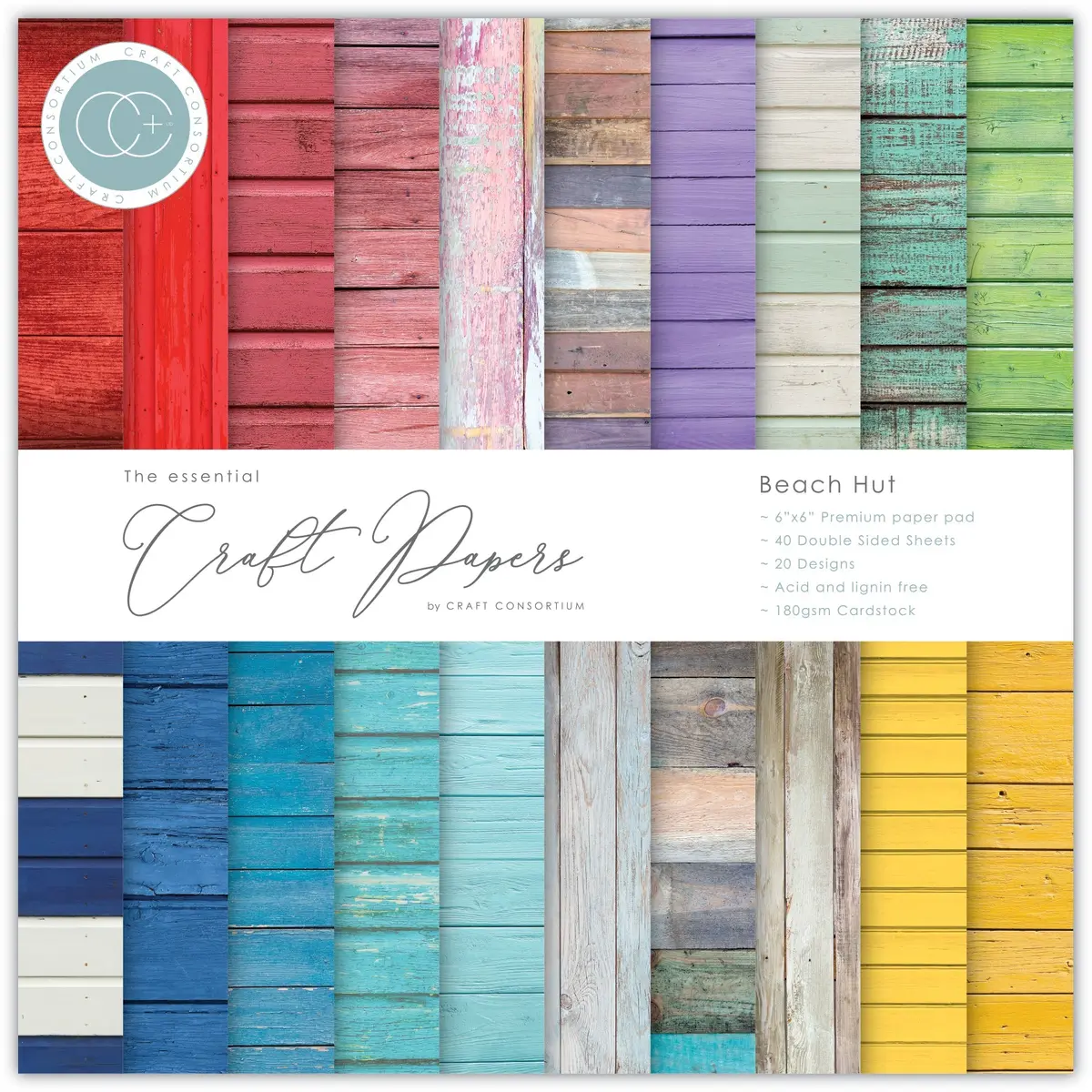 Craft Consortium - Beach Hut - 6X6 1