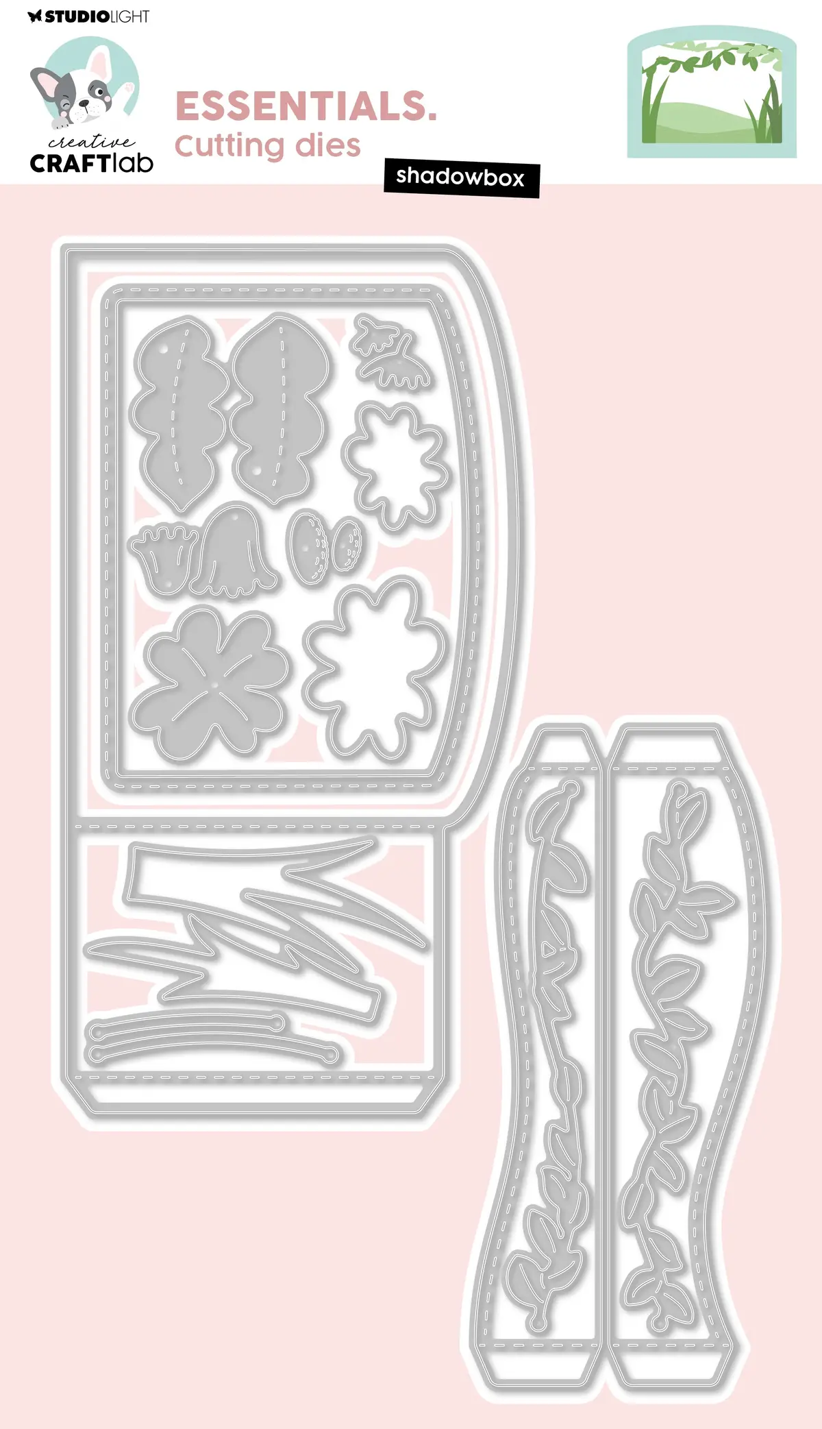 Ccl Cutting Die Shadowbox Essentials 14 Pieces 1
