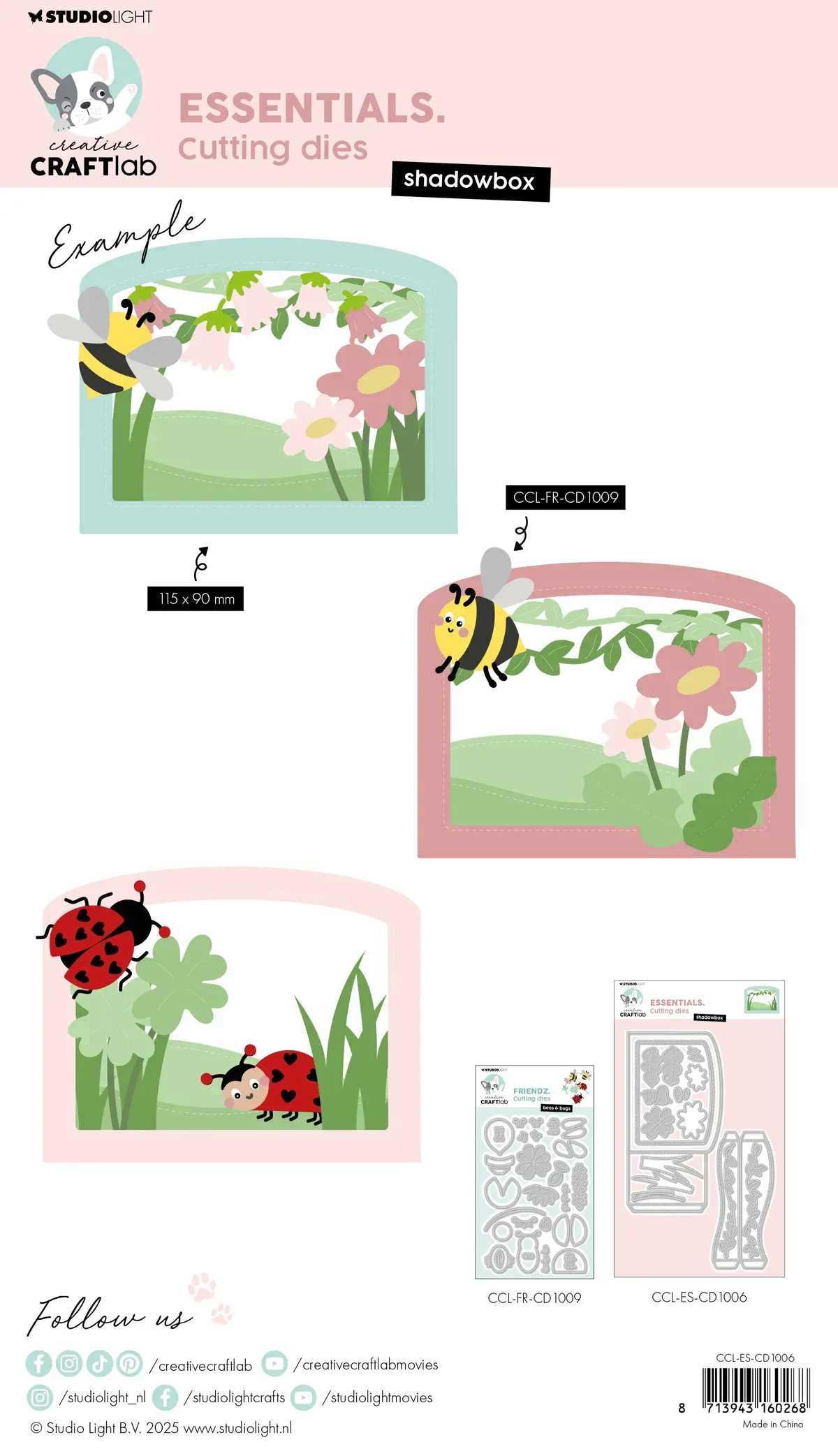 Ccl Cutting Die Shadowbox Essentials 14 Pieces 2