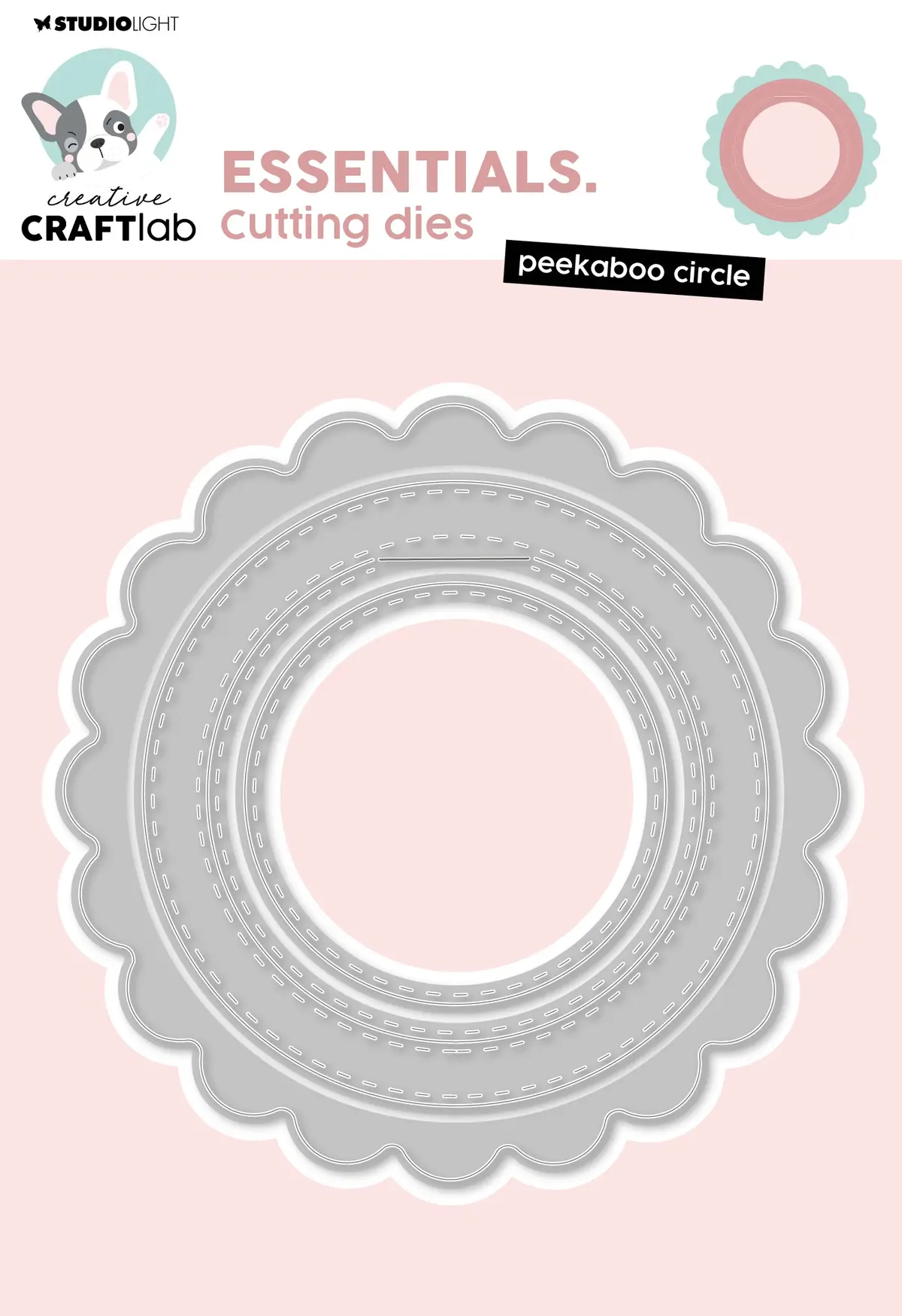 Ccl Cutting Die Peekaboo Circle Essentials 3 Pieces 1
