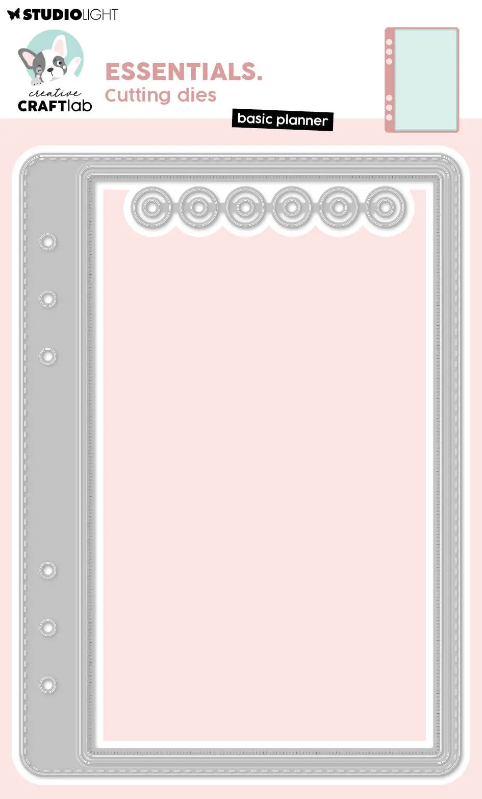 Ccl Cutting Die Basic Planner Essentials 4 Pieces 1