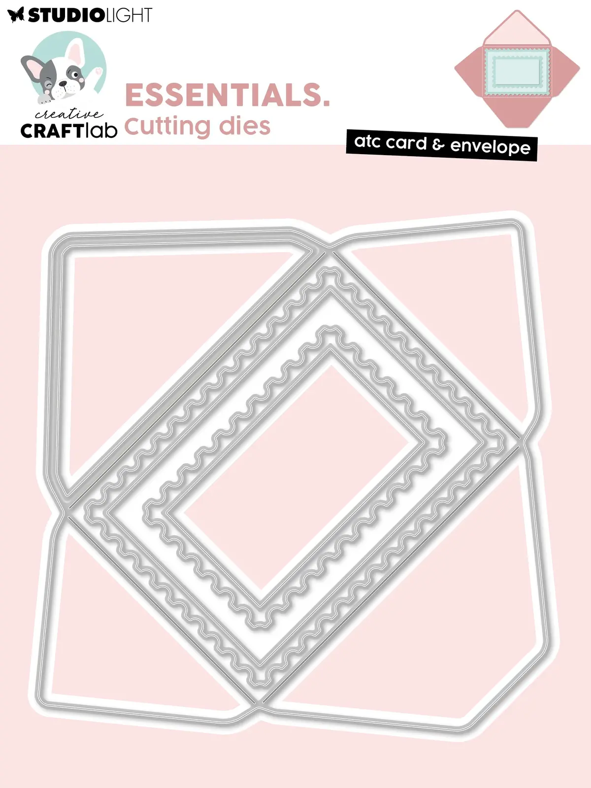 Ccl Cutting Die Atc Card & Envelope Essentials 6 Pieces 1
